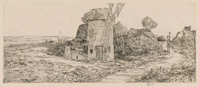 Long Island Windmill, 1929 av Childe Hassam