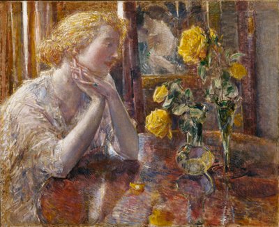 Maréchal Niel Roses av Childe Hassam