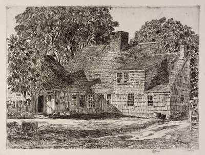 Gamla Dominy-huset av Childe Hassam