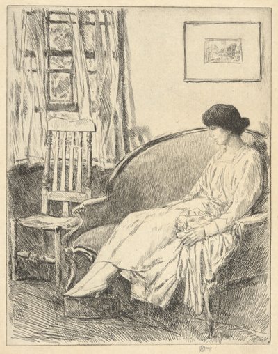 Öppet fönster av Childe Hassam