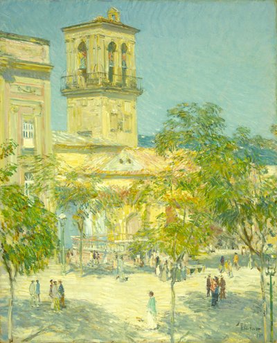Den store kaptenens gata, Córdoba av Childe Hassam
