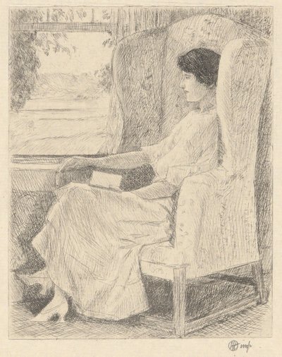 Den georgiska stolen av Childe Hassam