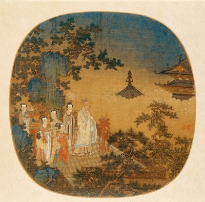Rökelseceremoni, 1300-talet. av Chinese Master.