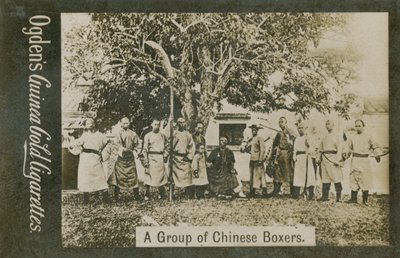 En grupp kinesiska boxare av Chinese Photographer