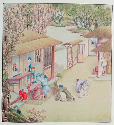 Andaktsscen av Chinese School