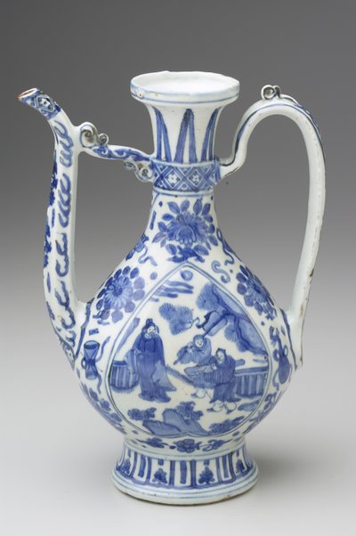 Ewer, Chia-Ching-perioden, Mingdynastin (porslin) av Chinese School