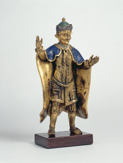 Utlänning med utsträckta armar (cloisonne-emalj) av Chinese School