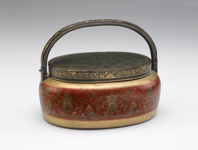 Lackad handvärmare, sent 1700-1800-tal av Chinese School