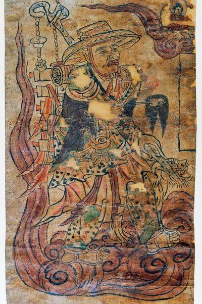 Pilgrimsmunk, miniatyr, Dunhuang, kinesisk civilisation, 900-talet av Chinese School