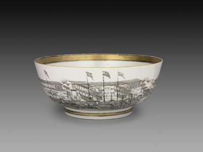 Punch Bowl, c.1800 av Chinese School