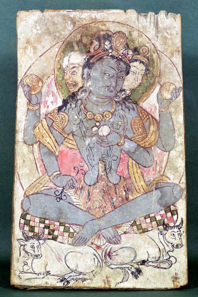 Shiva från Dandan-Willia, Hotan, c.500-527 f.Kr av Chinese School
