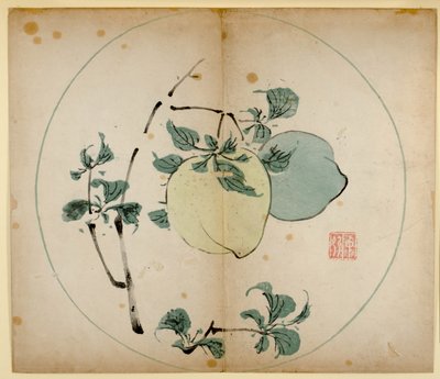 Tio Bamboo Studio Prints, 1643 (träblock) av Chinese School