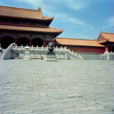 The Gate of Supreme Harmony (Taihe men) Ming-dynastin, 1420 av Chinese School