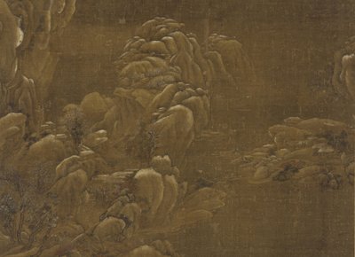 Vinterlandskap, Ming- eller Qingdynastin, 1400-1700-talet av Chinese School