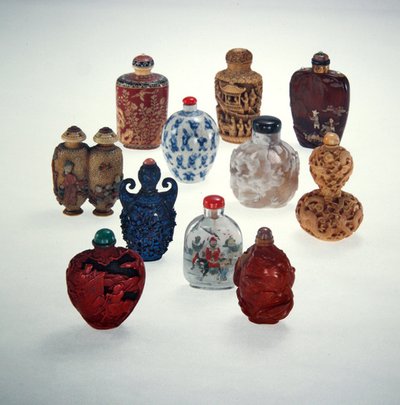 Snusflaskor av Ching Period Chinese School