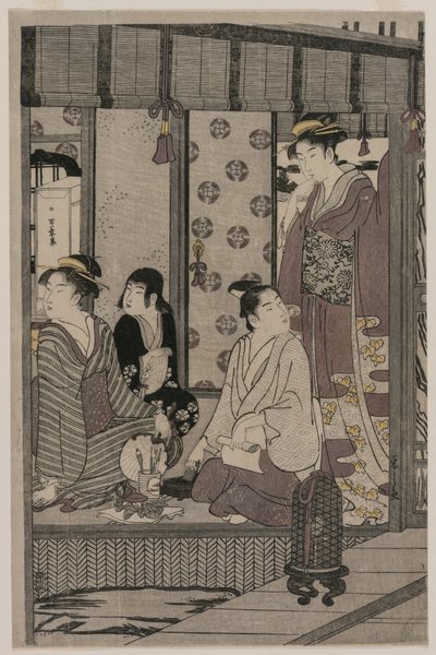 Morning Glory (från serien The Tale of Genji in Elegant Modern Dress) av Chobunsai Eishi