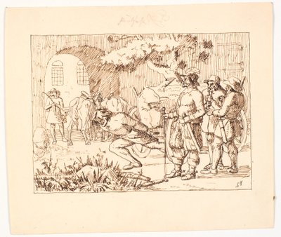 Illustration för St. St. Blicher, De tre heliga kvällarna av Christen Dalsgaard