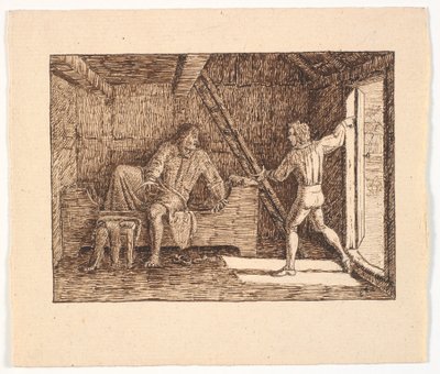 Illustration för St. St. Blicher, De tre heliga kvällarna av Christen Dalsgaard