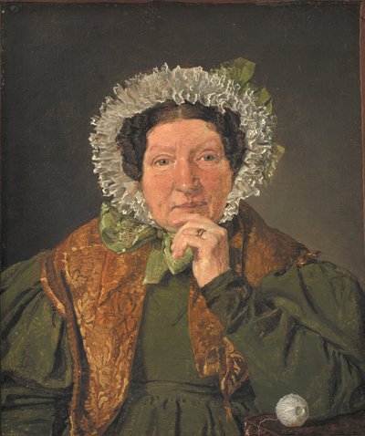 Porträtt av konstnärens mor, Cecilia Margrethe Købke, född Petersen av Christen Købke