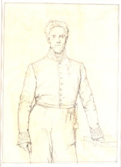 Amtman och kammarherre Jens Andreas Graah (1787-1873) av Christen Købke