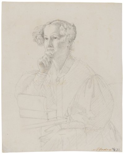 Porträtt av Susanne Dorothea Ryder 1814-1889 av Christen Købke