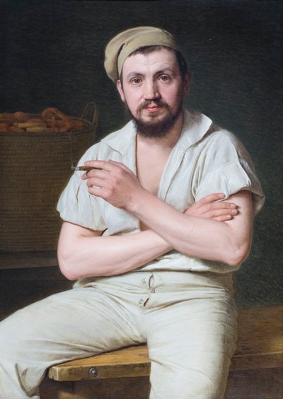 Porträtt av Wilhelm Bendz, ca 1830 (olja på duk) av Christen Schjellerup Kobke