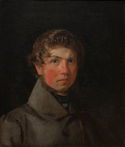 Självporträtt, ca. 1833 (olja på duk) av Christen Schjellerup Kobke