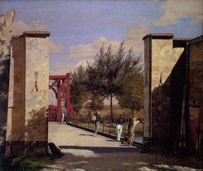 Citadellets norra port, 1834 av Christen Schjellerup Kobke