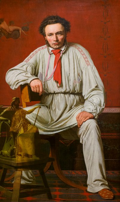 Skulptören Hermann Ernst Freund av Christen Schjellerup Kobke