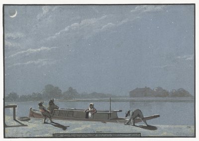 Ankomsten av den föräldralösa pråmen på Buiten Amstel (dagbok, 19 november) av Christiaan Andriessen