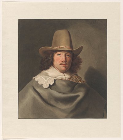 Porträtt av Abraham Velters (1603-1690) av Christiaan Kramm