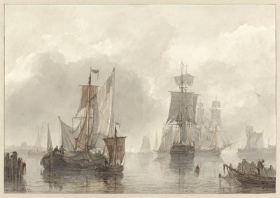 Segelbåtar av Christiaan Lodewijk Willem Dreibholtz