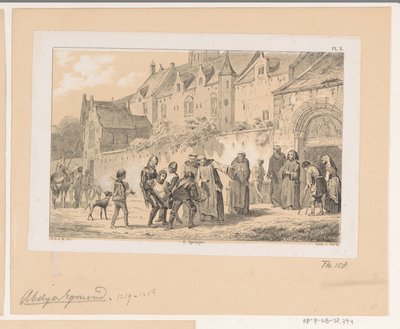 Egmond Abbey, 1200-talet av Christiaan Lodewijk van Kesteren
