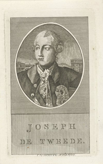 Porträtt av Josef II, tysk kejsare av Christiaan van Houten