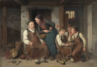 I en kopparsmedsverkstad av Christian Andreas Schleisner