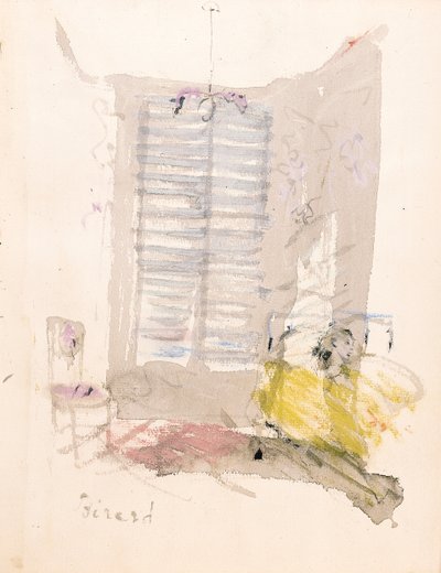 Illustration från "One Thousand Regrets", av Elsa Triolet av Christian Bérard