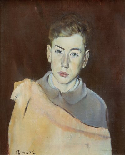 Porträtt av en pojke (olja på duk) av Christian Bérard