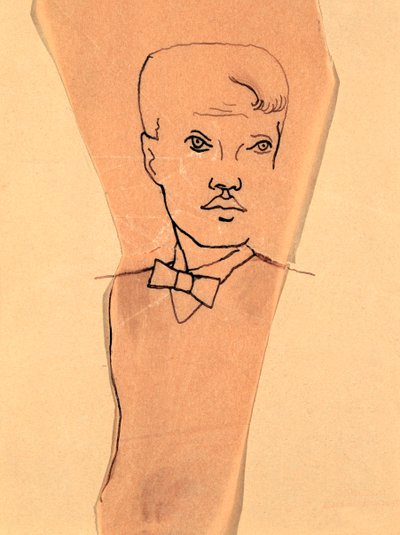 "Porträtt av Rene Crevel", 1900-1935 av Christian Bérard