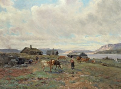 Morgonstämning vid Holmvassbu av Christian Eriksen Skredsvig