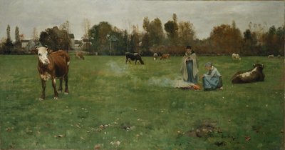 Shepherd Girls av Christian Eriksen Skredsvig