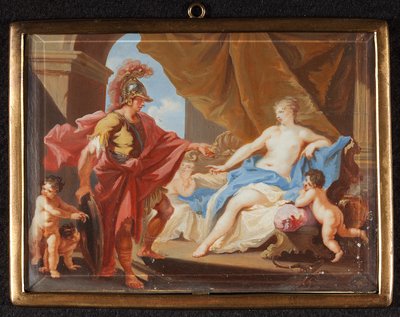 Mars und Venus av Christian Friedrich Zincke