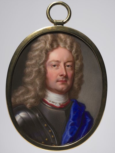Porträtt av John Churchill, 1:e hertig av Marlborough, 1715. av Christian Friedrich Zincke