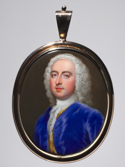 Porträtt av en man, ca. 1735. av Christian Friedrich Zincke