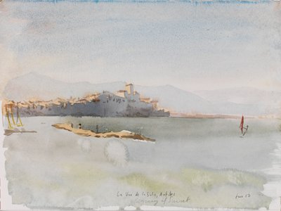 Antibes, 2017 (akvarell) av Christian Furr