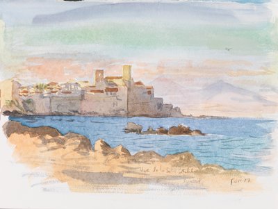 Antibes, 2017 (akvarell) av Christian Furr