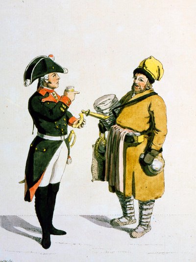 Sbiten försäljare, 1799. av Christian Gottfried Heinrich Geissler