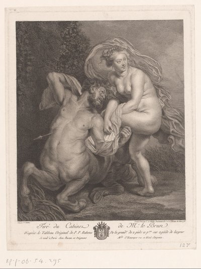 Deianeira i Nessos av Christian Gottfried Schultze