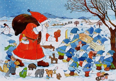 St. Nikolaus (wc på papper) av Christian Kaempf