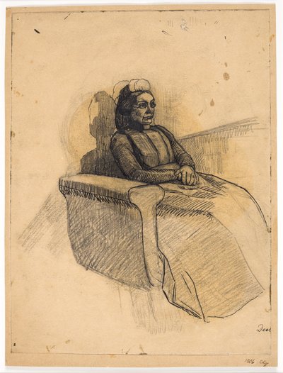 Dame i soffan av Christian Kongstad Petersen