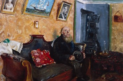 Kondoleansbesök av Christian Krohg